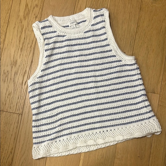 J Crew striped sweater vest - Picture 2 of 6